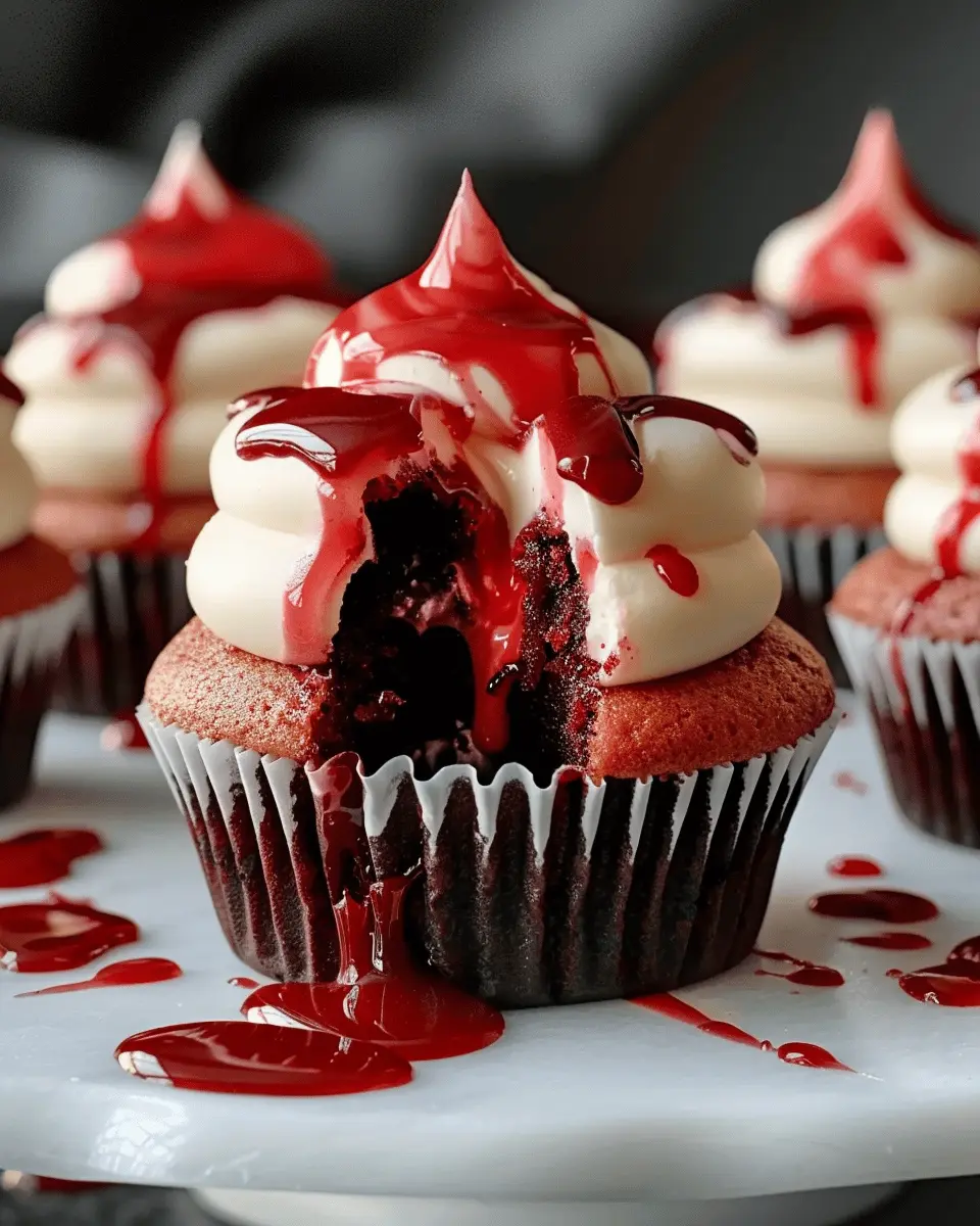 Halloween Vampire Bite Cupcakes for a Spooktacular Treat