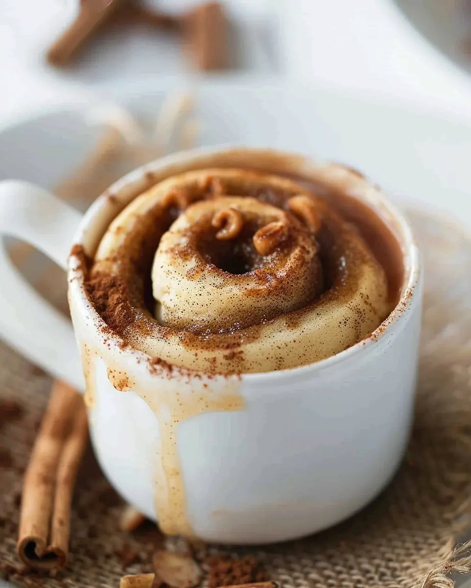 Cinnamon Roll in a Mug: The Quickest Indulgent Treat at Home