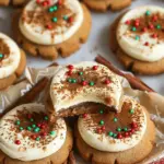 Gingerbread Cheesecake Cookies