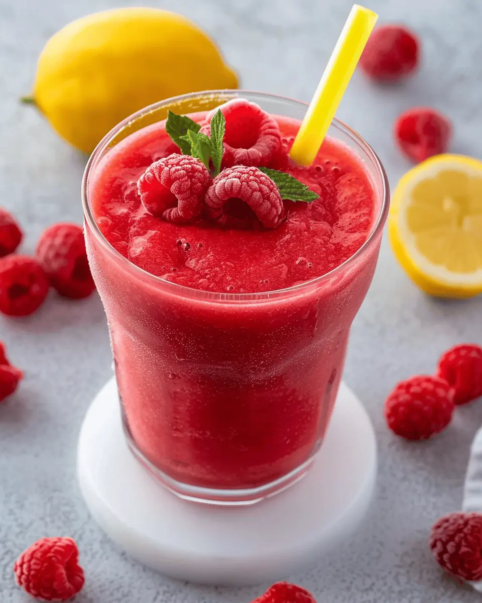 Frozen Raspberry Lemonade: The Best Refreshing Treat for Summer
