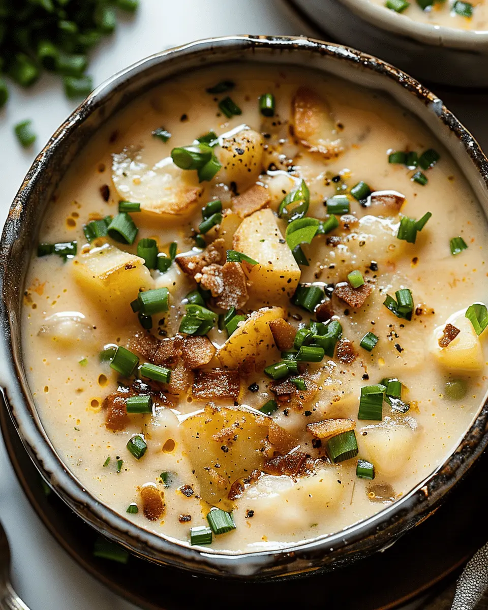 Crockpot Potato Soup: Easy Comfort Food with Turkey Bacon and Chicken Ham