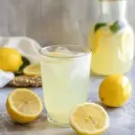 Homemade Lemonade with Fresh Lemons