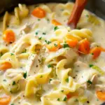 Easy Creamy Chicken Noodle Soup