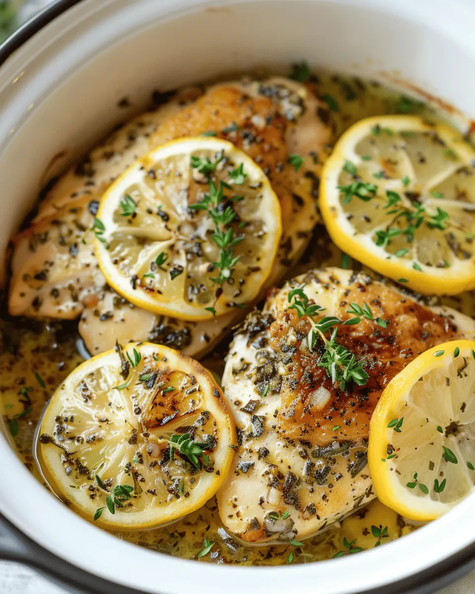 Crockpot Greek Lemon Chicken: Easy, Flavorful Comfort Food