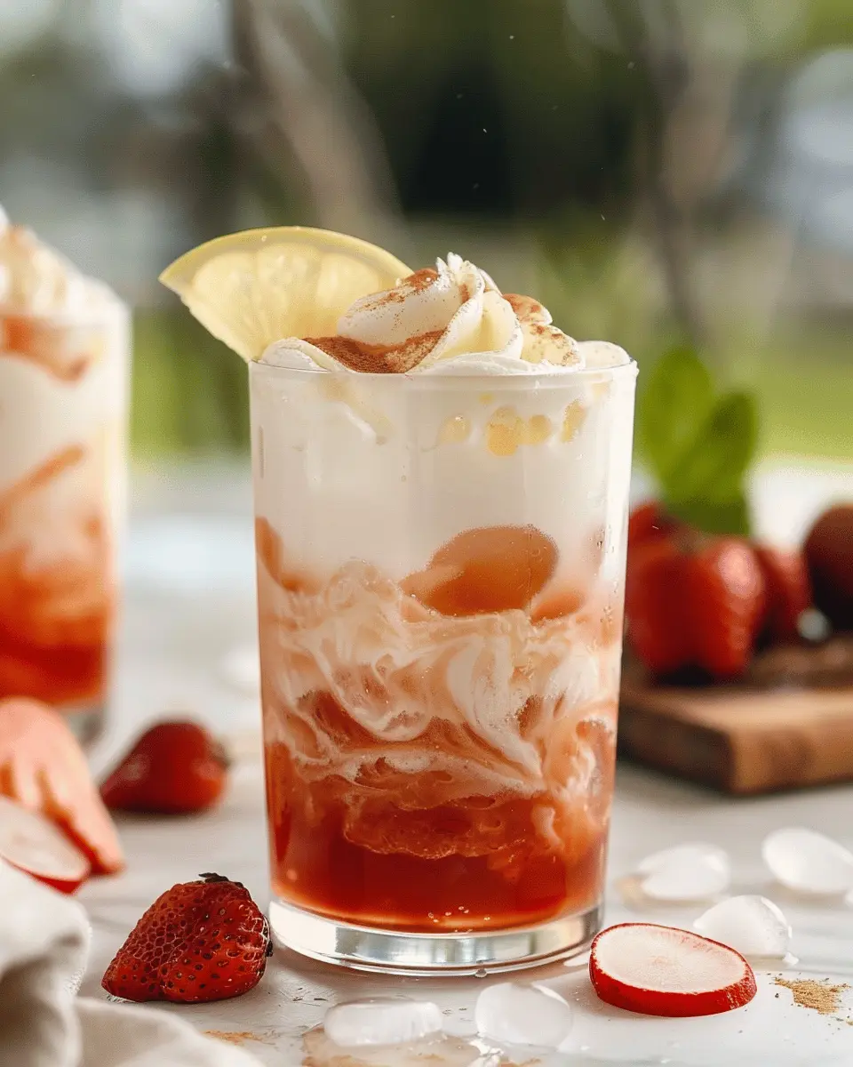 Homemade Real Fruit Irish Cream Soda: The Best Refreshing Treat