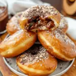 Sugar Donuts Filled With Chocolate