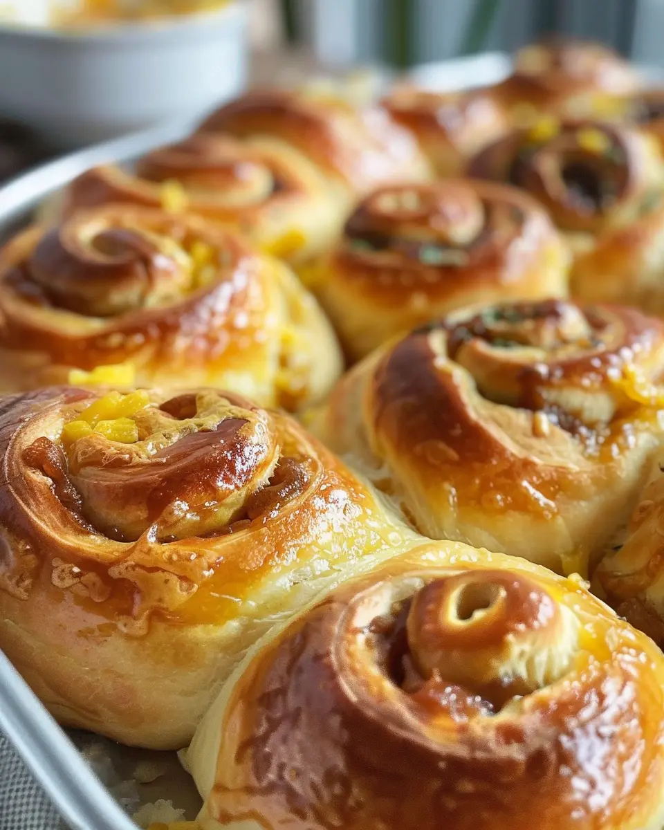 Breakfast Rolls: Easy Turkey Bacon and Chicken Ham Delight