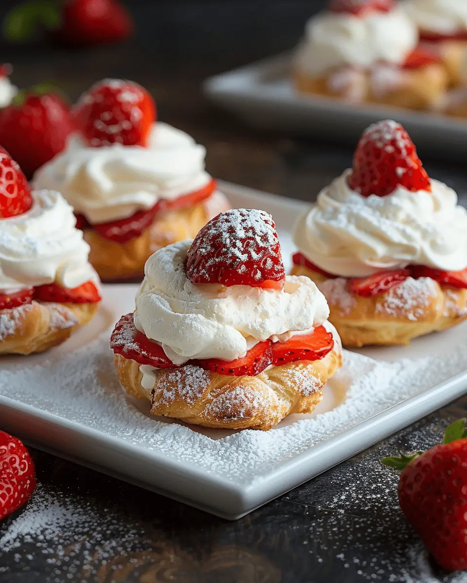 Strawberry Cream Puffs: Easy and Indulgent Homemade Treats