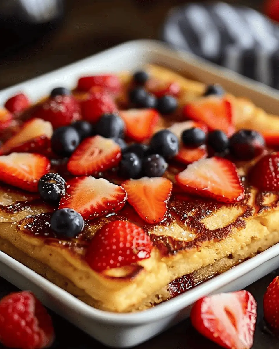 Quick and Easy Sheet Pan Pancakes with Turkey Bacon Delights