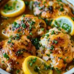 Dump and Go Crockpot Lemon Garlic Chicken