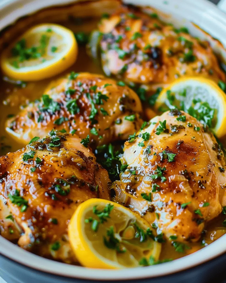 Dump and Go Crockpot Lemon Garlic Chicken: The Easiest Dinner Ever