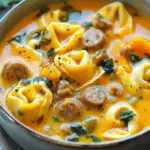 Butternut Squash Sausage Tortellini Soup Recipe