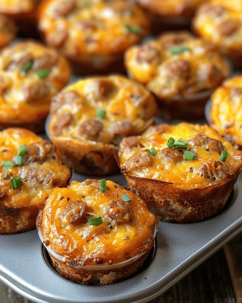 High-Protein Pancake Sausage Mini Muffins for a Healthy Start