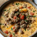 Crockpot Cheeseburger Soup