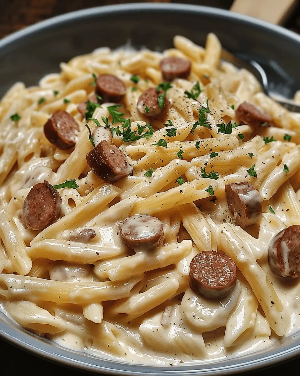 Creamy Smoked Sausage Pasta: A Cozy Indulgence for Dinner Nights