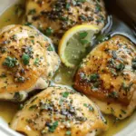 Crockpot Lemon Garlic Butter Chicken