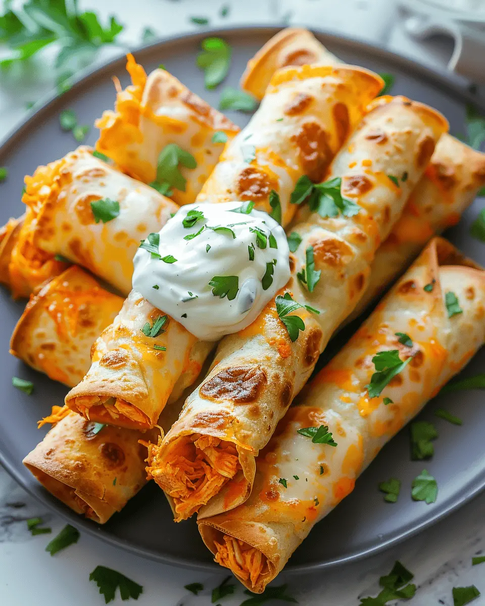 The Best Buffalo Chicken Taquitos: Easy Game Day Delight