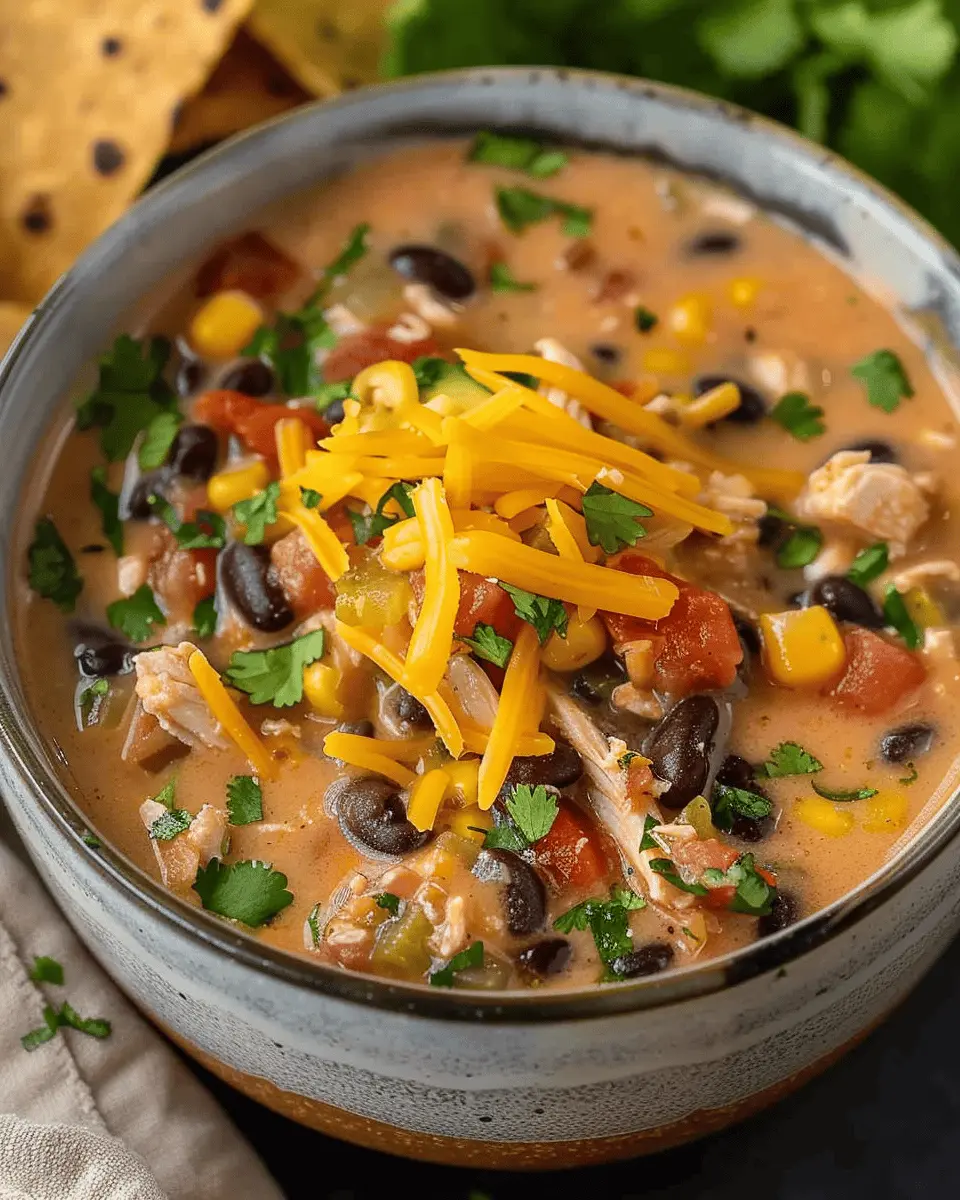 Crockpot Creamy Chicken Taco Soup Recipe: The Easy Comfort Dish