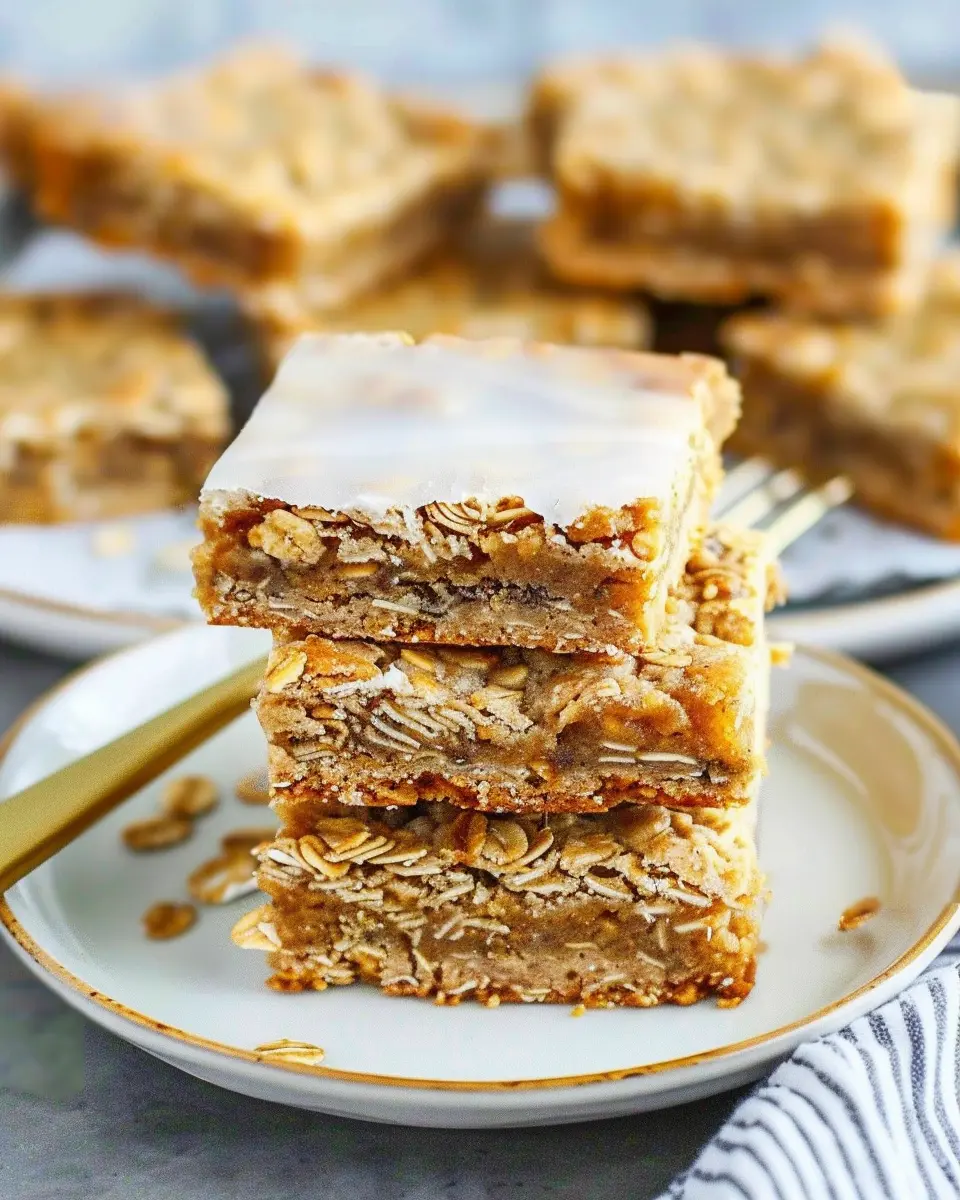 Iced Oatmeal Cookie Bars: The Best Indulgent Treat for Everyone