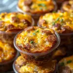 High-Protein Pancake Sausage Mini Muffins