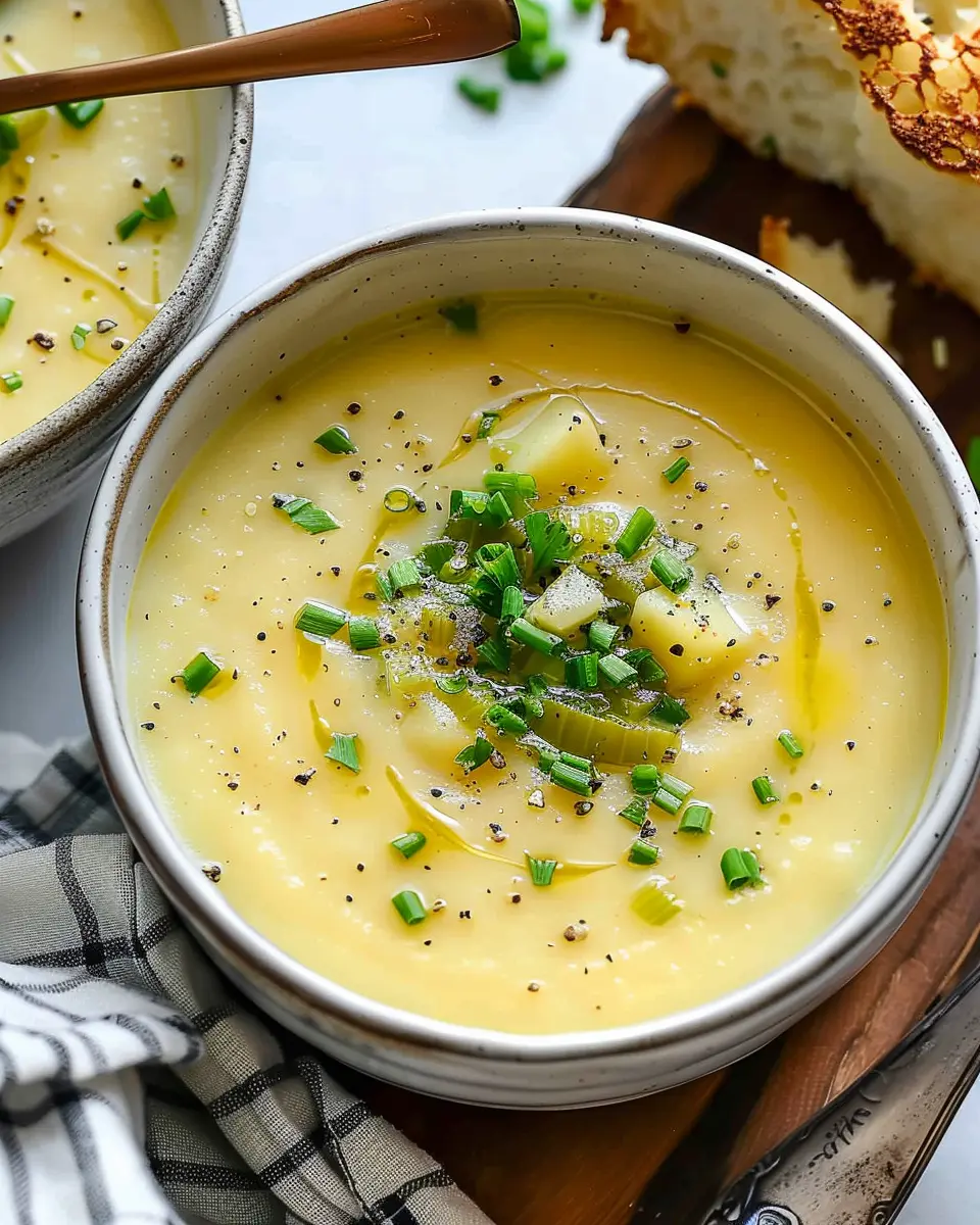 Potato Leek Soup Made Easy: A Cozy Twist with Turkey Bacon
