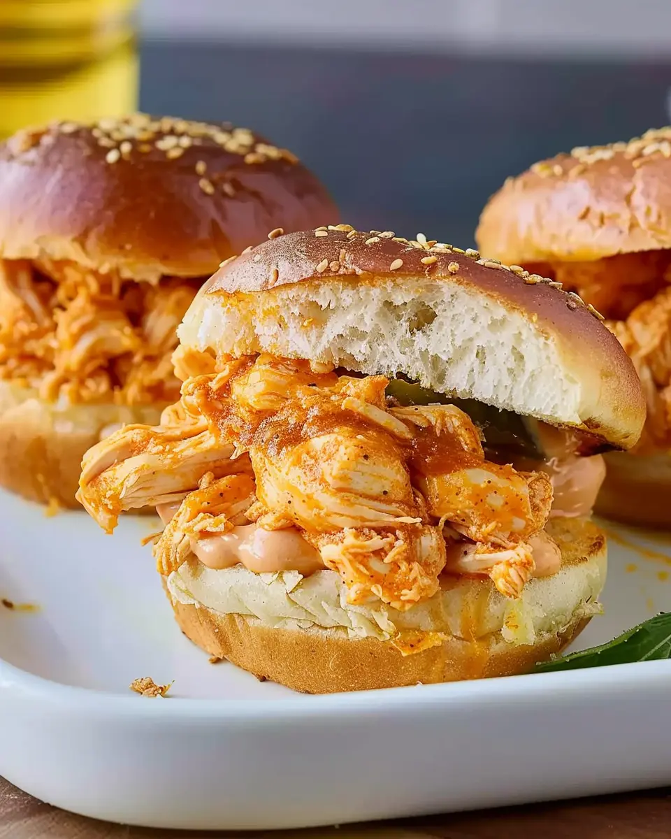 Buffalo Chicken Sliders: Easy and Flavorful Comfort Food Delight