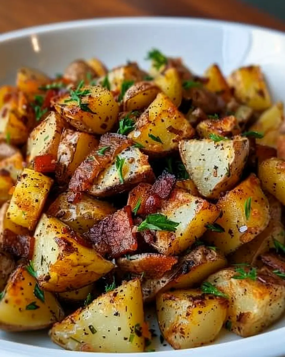 Easy Breakfast Potatoes with Turkey Bacon for a Joyful Morning