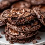 Fudgy Chocolate Brownie Cookies