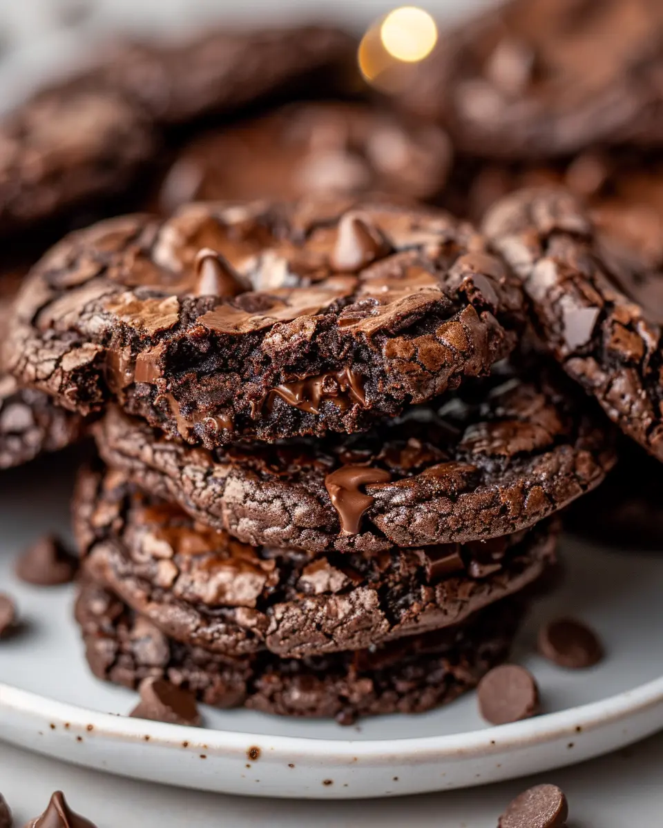 Fudgy Chocolate Brownie Cookies: Indulgent Treat for Dessert Lovers