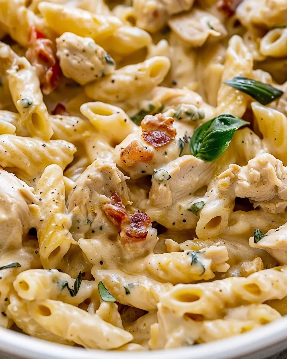 Creamy Marry Me Chicken Pasta Recipe with Turkey Bacon Delight