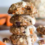 Carrot Cake Oatmeal Breakfast Cookies