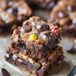 Monster Cookie Fudgy Brownies