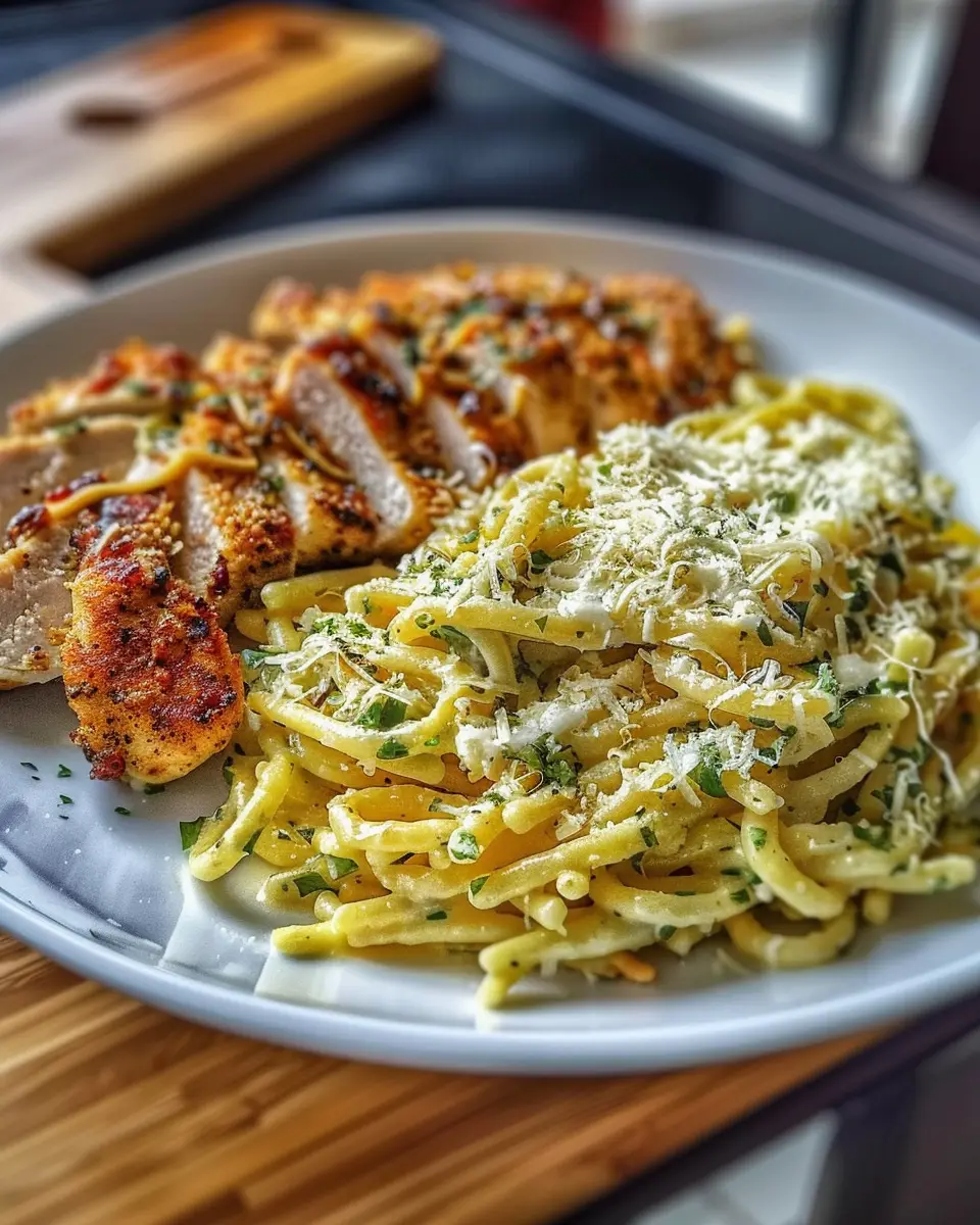 Garlic Parmesan Chicken Pasta: Easy Comfort Food Delight