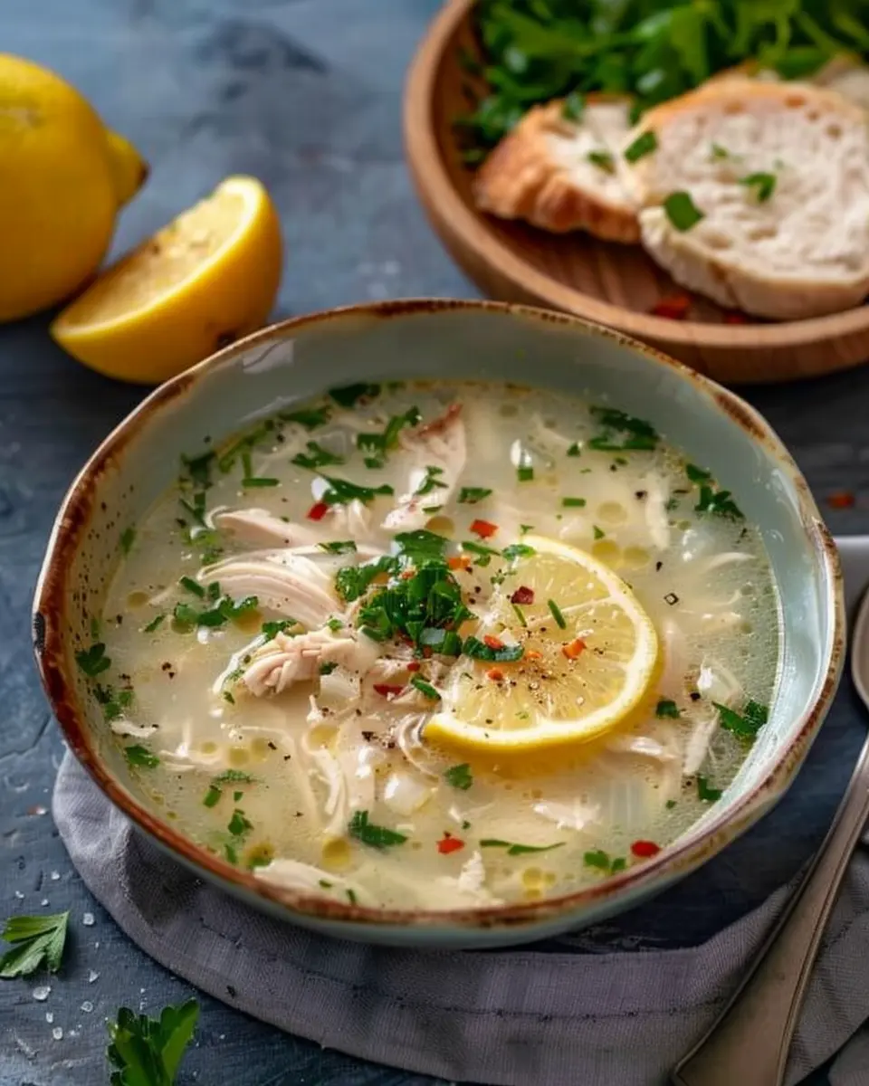 Greek Lemon Chicken Soup: A Cozy, Nourishing Delight for All
