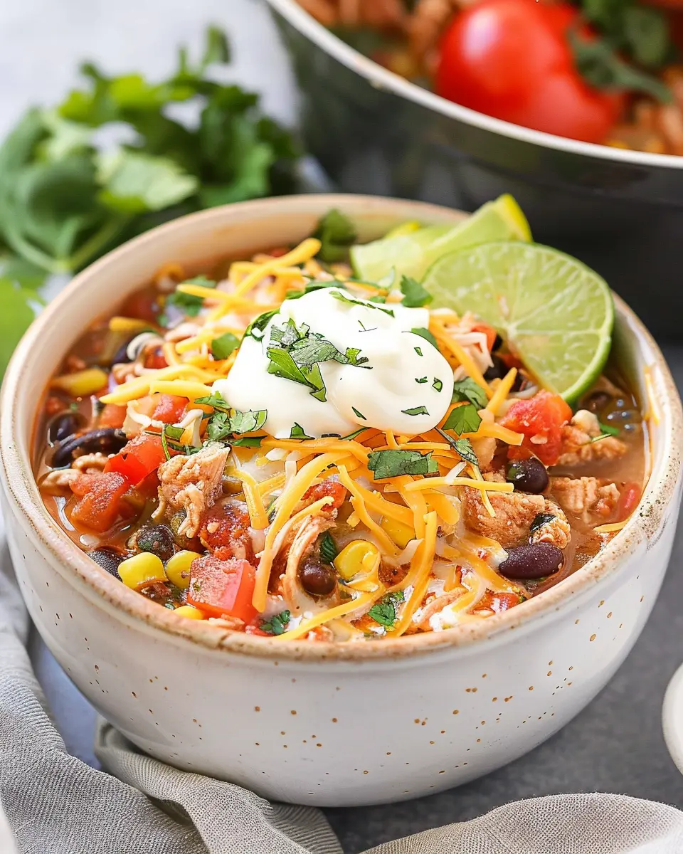 Easy Chicken Taco Soup: A Cozy Journey to Flavorful Comfort