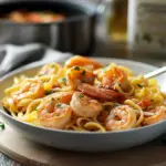 Instant Pot Cajun Shrimp Fettuccine with Velveeta