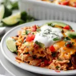 Easy Chicken Burrito Casserole