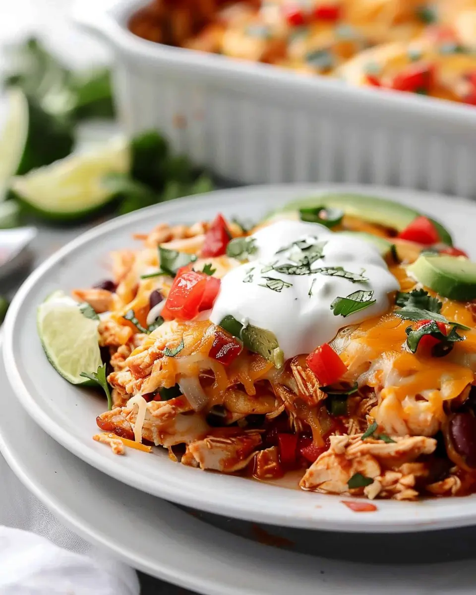 Easy Chicken Burrito Casserole: A Quick, Hearty Family Delight