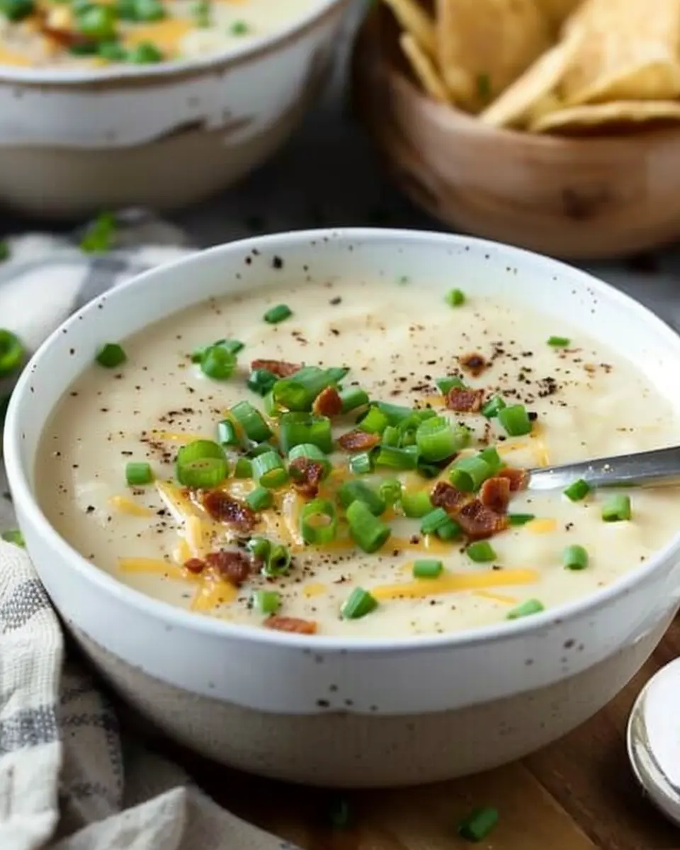 The Ultimate Creamy Potato Soup with Turkey Bacon Delight