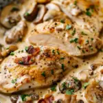 Creamy Mushroom Chicken with Bacon