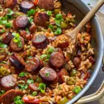 Cajun Sausage and Rice Skillet