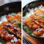 Japanese Katsu Bowls with Tonkatsu Sauce