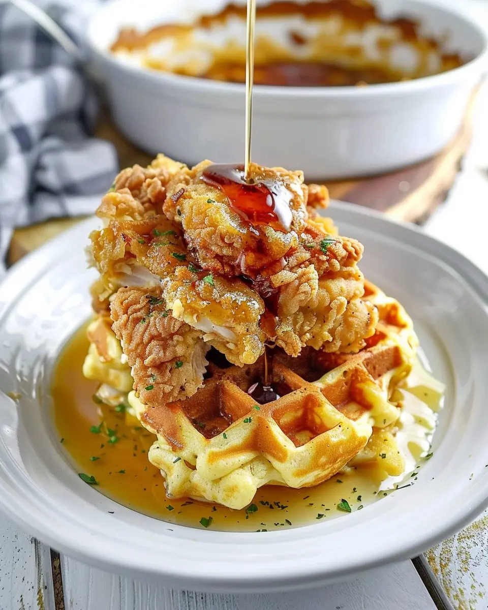 Chicken and Waffle Casserole: Indulgent Comfort Food Delight
