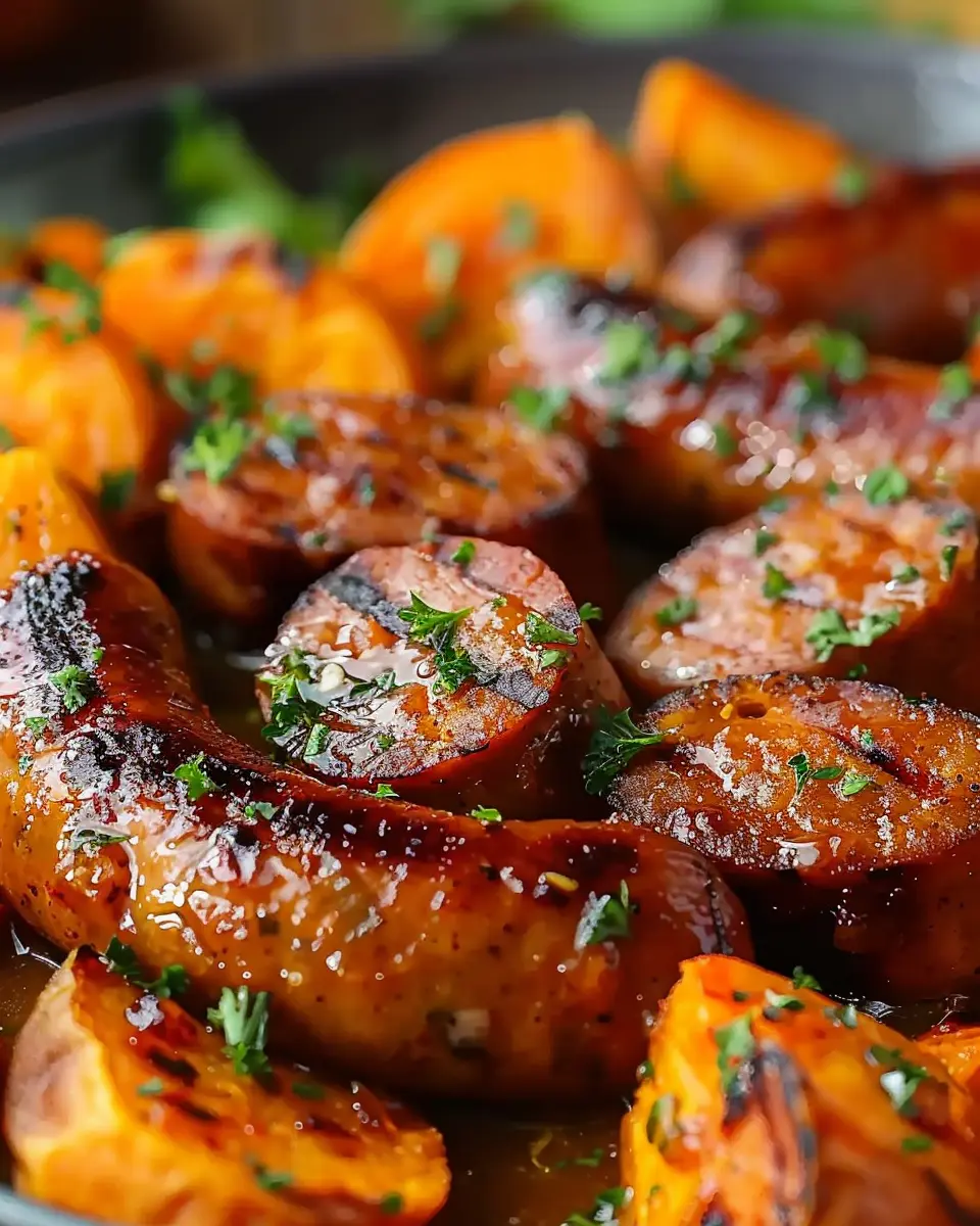 honey garlic sausage recipe: Easy Sweet Potatoes for Dinner