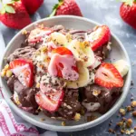 Chocolate Strawberry Banana Yogurt Clusters