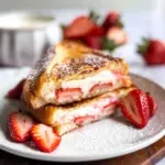 Strawberry Cream Cheese Stuffed French Toast