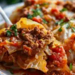 Slow Cooker Unstuffed Cabbage Rolls