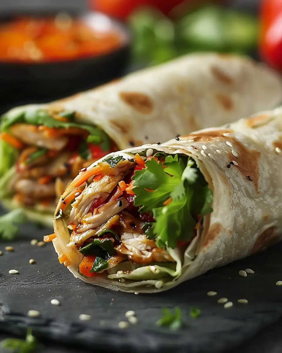 Teriyaki Chicken Wraps: Easy and Flavorful Homemade Delight