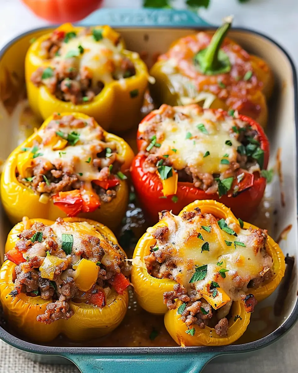 The Best Stuffed Bell Peppers With Ground Beef for Comfort Food