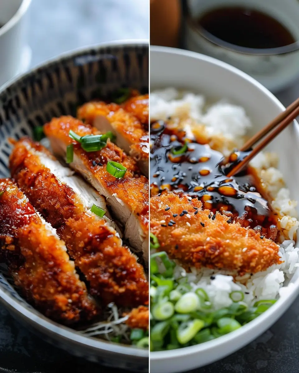 Japanese Katsu Bowls with Tonkatsu Sauce: The Best Comfort Meal
